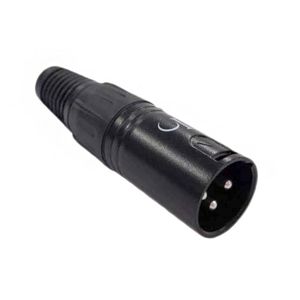 IO-XLR3-M-BK