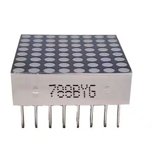 PART 8X8 20 MM YELLOW-GREEN LED MATRIX